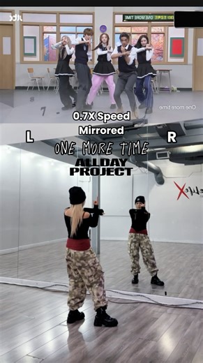 Katalz on Instagram: "One more time 👆 Tutorial @allday_project #adp #alldayproject #onemoretime #alldayproject_onemoretime #tutorial #kpoptutorial"