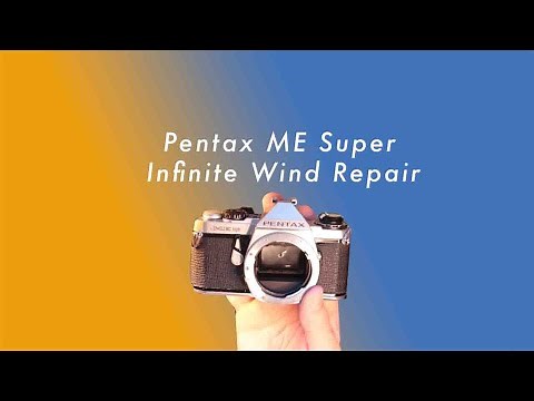 Pentax ME Super Infinite Wind Repair Instructional
