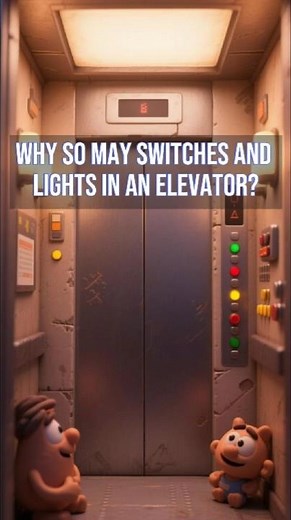 Why are there so many switches and lights in an elevator?