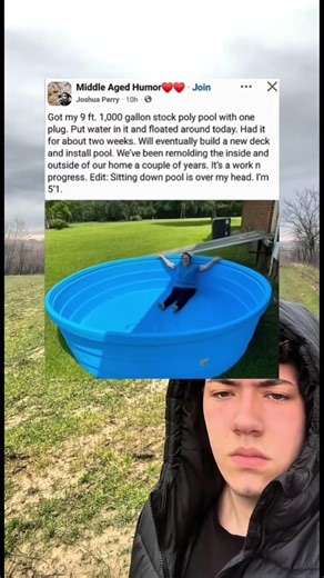 Got My 9 Foot 1,000 Gallon Stock Poly Pool With One Plug.