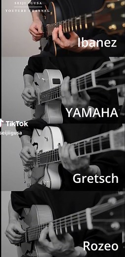 Electric Guitar Comparison: Ibanez vs. Gretsch vs. Yamaha vs. Rozeo