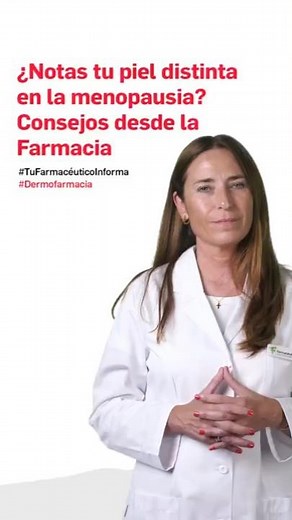 Is your skin changing during menopause? Tips from the Pharmacy #Dermopharmacy #VND