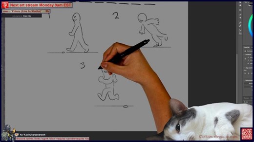 Monthly Community Showcase Day! ink drawing after | !dice !kofi | Art Stream