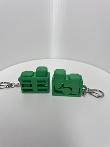 Green Fidget Switch Keychain - Articulated Sensory Toy, Silver Clip (set of 2) - Etsy