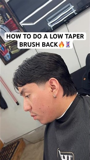 LEARN TO FADE : LOW PAPER BRUSH BACK 🔥💈 #barber #haircut #tutorial