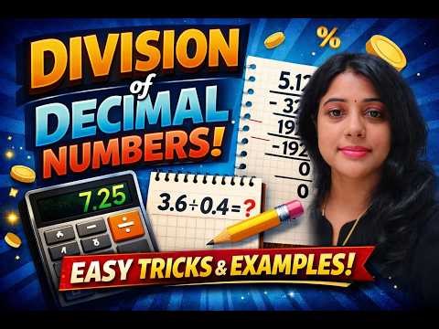 Division of Decimal Numbers | Class 5 Maths | Easy Explanation | Maths Concept with Itishree