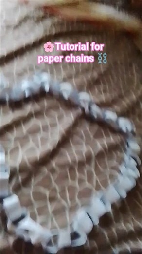 🌸 Tutorial for paper chains ⛓️🌸