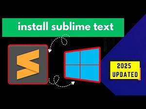 how to install sublime text latest version in 2025
