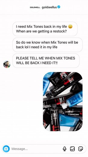 3.7K views · 15 comments | You asked, and we delivered!  We’re thrilled to reintroduce our Topchic and Colorance mix tone shades. Intensify or add cool, controlling tones to Topchic and Colorance colors. Stay tuned for more details and be the first to get your hands on these game-changers! ✨ #New #MixTones #GoGoldwell | Goldwell US | Facebook