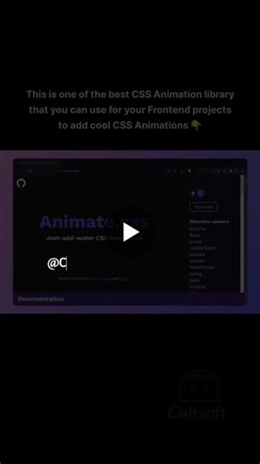 Best CSS Animation Library for Frontend | Soumyadeep Ghosh posted on the topic | LinkedIn