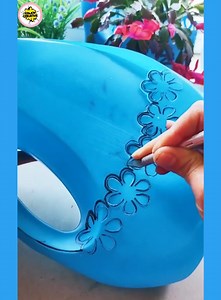 823K views · 10K reactions | The idea of ​​using discarded plastic bottles to make handmade flower pots for home decoration is extremely beautiful | Enjoy creative | Facebook