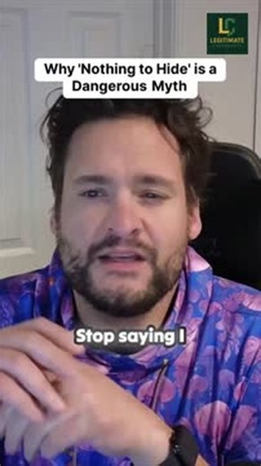 Legitimate Cybersecurity on Instagram: "The I have nothing to hide defense is officially obsolete—and it has nothing to do with true privacy. People freely handing over their data aren't realizing it's being weaponized to ascertain risk, predict purchases, and aggressively apply *dynamic pricing* that charges *you* more for the same daily goods. This isn't just about abstract insurance quotes; it's about algorithms taking your money, time, and effort based on your transparency. Are you truly com