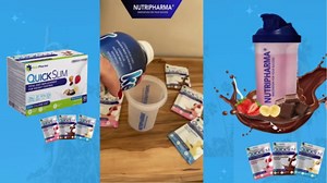 Quick Slim High Protein Weight Loss Shakes for Women & Men, Complete Meal Replacement Powder, Low Carb Diet Shakes, Intermittent Fasting, Keto, Gluten Free (1 serving, Strawberry cream)