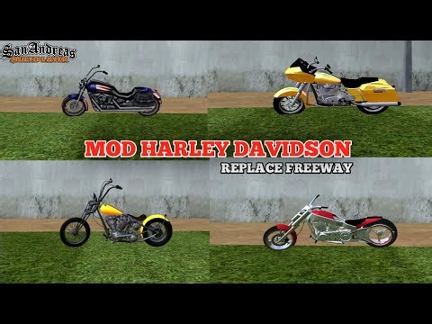 MOD HARLEY DAVIDSON OR FREEWAY - GTA SA ANDROID #samp #modpack #gta #jgrp #roleplay #america