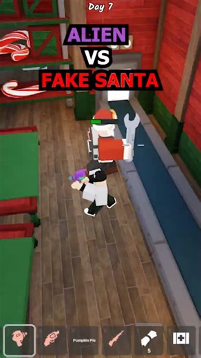 ALIEN VS SANTA! #roblox