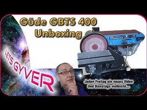 Unboxing Güde GBTS 400 belt and disc sander