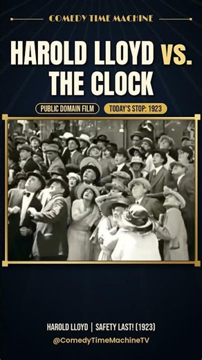 Harold Lloyd and the Most Famous Clock in Movies #Shorts