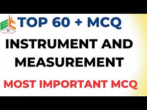 Most Important MCQ of Instrument and Measurement For RRB JE
