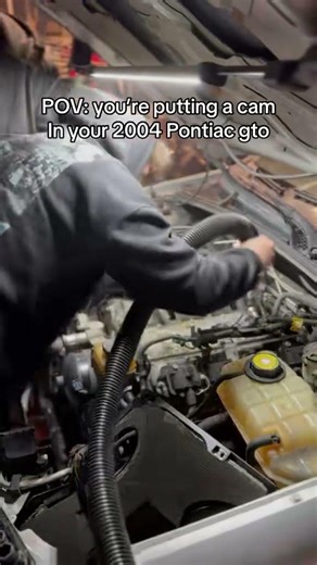 POV: cam install loading…🐐🪓 #pontiac #gto #corvette #cars #cammed