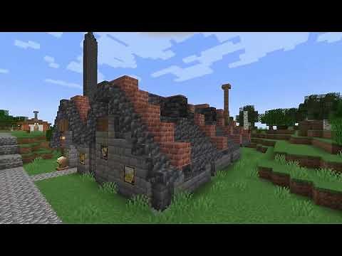 冒険者が集まるような酒場を作る -『できる 中世ヨーロッパ風の世界を作る マインクラフト建築パーフェクトブック 困った！＆便利ワザ大全 改訂版』建物動画