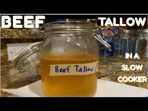 How To Render Beef Fat/Beef Tallow (slow cooker)
