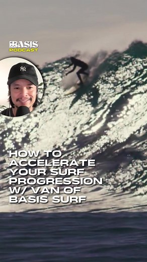 Van breaks down what actually moves the needle in your surfing: wave volume and deliberate effort. You can read, study, and analyze all you want, but if you're not catching more waves, you're not progressing. Comment POD for the full podcast episode! 🏄🏻‍♂️🏄🏻‍♀️ In this episode, Van Vu—founder of the Basis Surf Podcast and the Basis Paddle Trainer—talks about his journey as an adult surfer obsessed with improving his surfing. He shares how rushing to shortboards stalled his progress, and how 