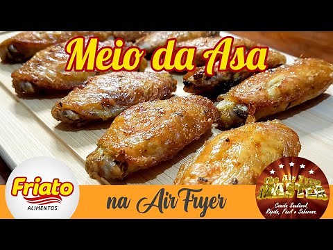 Meio da Asa de Frango perfeita na Airfryer - Receita fácil e deliciosa!