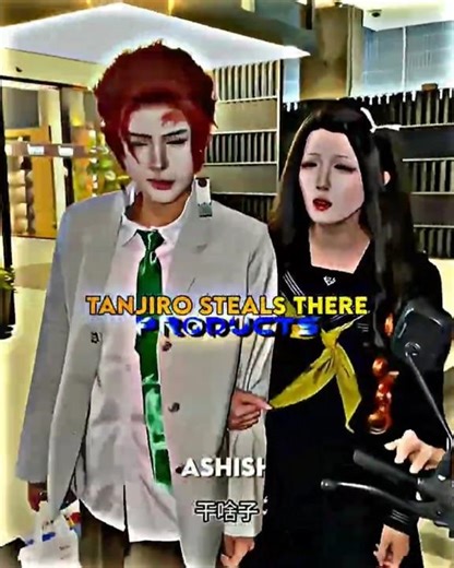 Tanjiro Steals Everything 😭 | Demon Slayer Funny Cosplay #demonslayer #animeedit #anime