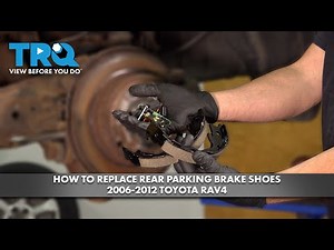 How to Replace Rear Parking Shoes 2006-2012 Toyota RAV4