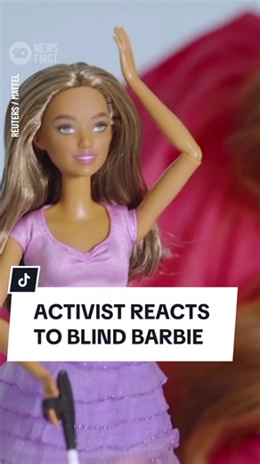 Blind Activist's Emotional Moment with Incredible Blind Barbie | Role Model for the Visually Impaired Community