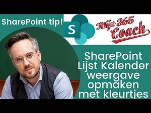 SharePoint Lijst Kalender weergave opmaken met kleurtjes