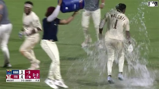 Sebastian Walcott delivers a walk-off hit
