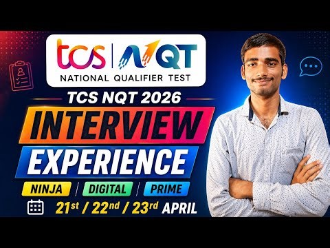 TCS NQT 2026 Interview Experience 😱 | Ninja vs Digital vs Prime | Unexpected Questions