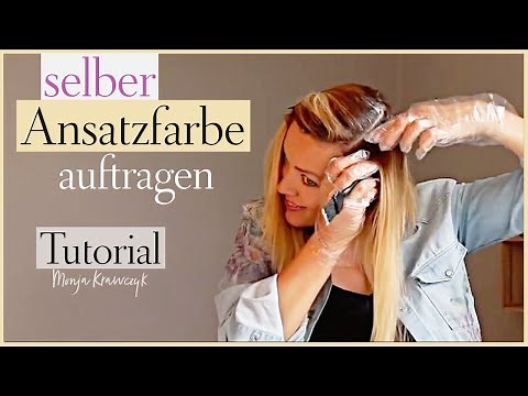 Dye your hair yourself | Apply root color at home❤️ Instructions and tips