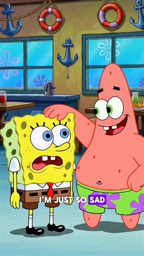 SpongeBob’s Heart is Broken... 💔 #spongebob #patrickstar #sadstory #sadspongebob