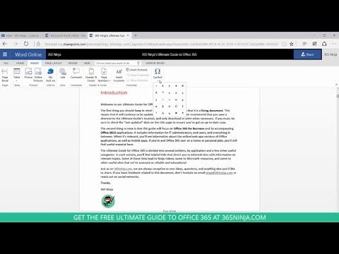 How to Insert Symbols and Special Characters in Word