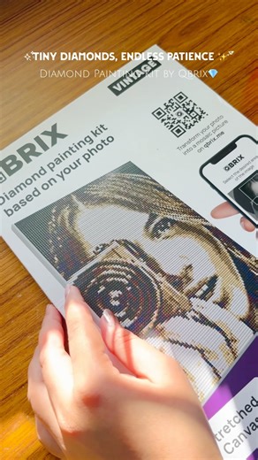 Finally completed this stunning diamond art kit by Qbrix💎| #youtubeshorts #viralshorts #qbrix