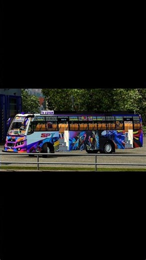 Priya Bus Skin Gemini #ets2 #eurotrucksimulator2 #trending #viral #newskin
