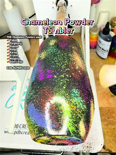 Chameleon Powder Tumbler Making Process Revealed