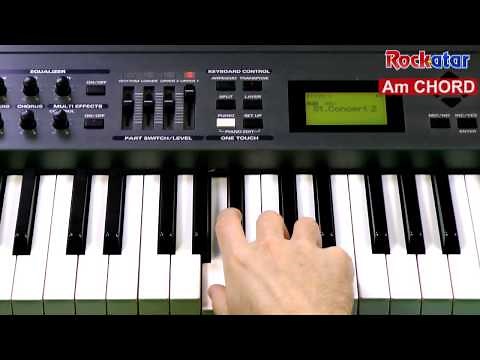 Am chord on Keyboard