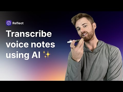 How to take voice notes using AI