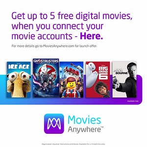 42K views · 264 reactions | Jumpstart your movie library with 5 movies (on us) when you connect your digital retailers including Prime Video, Vudu, Google Play, and iTunes. MoviesAnywhere.com/LaunchOffer #AnywhereIsHere | Movies Anywhere | Facebook