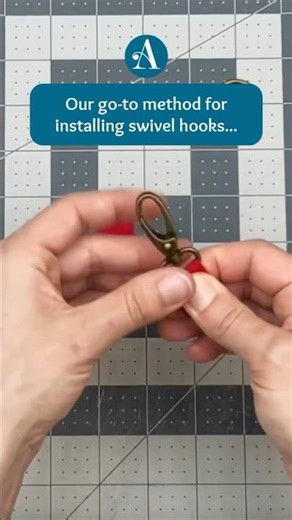 Swivel Hooks Made Easy (Fabric/Connector Method) 🧵✨