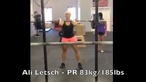 Ali Letsch continues to be the strongest Yoga Instructor around, posting a new PR 83kg pause-front-squat double! Strong is Sexy | California Strength