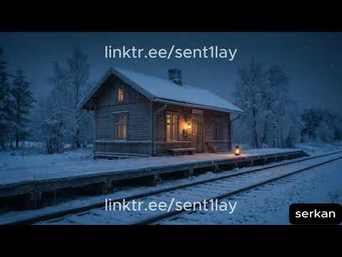 Cold Winter Outside — ASMR Wooden House Exterior Ambience
