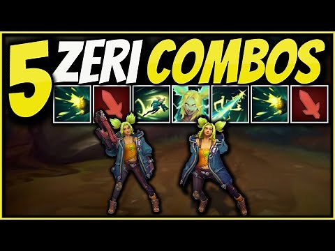 New 5 Basic Zeri COMBOS That You Can Easy Learn & Master | League of Legends Zeri Combo Guide