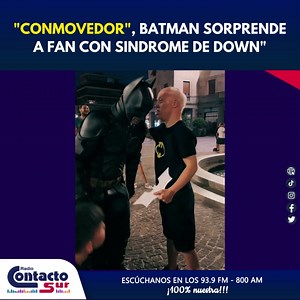 205K views · 10K reactions | "CONMOVEDOR" BATMAN SORPRENDE A FAN CON...