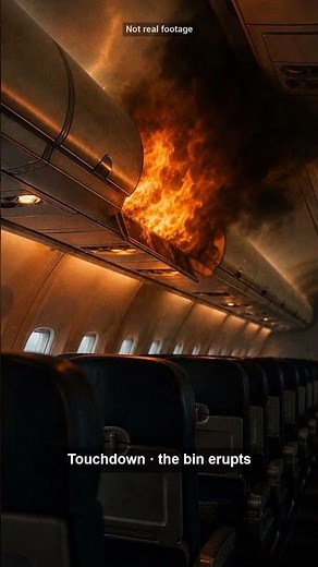 Uni Air Flight 873: The Smuggled Gasoline That Turned an Overhead Bin Into a Bomb #Shorts