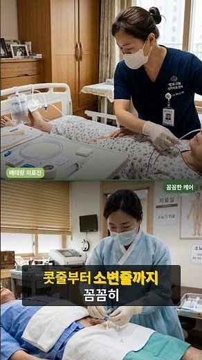 "응급실 5시간 대기 이제 그만! 빠진 콧줄·소변줄 집에서 바로 교체하는 방법" #Shorts