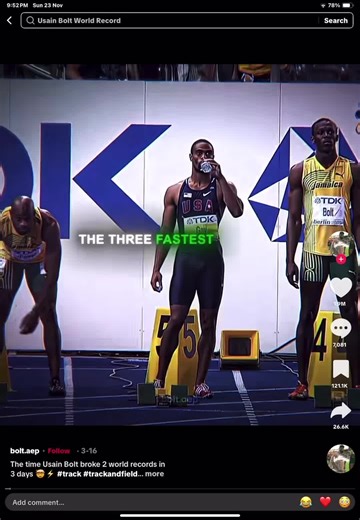 Usain Bolt's Legendary 100m World Record Run